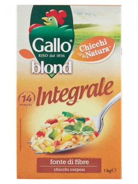 GALLO RISO BLOND INTEGRALE KG.1